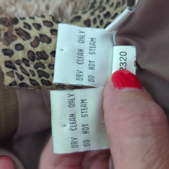 Casual Corner Silk Animal Print Skirt Suit Set 14 | Vintage 90s Leopard Chic - Picture 10 of 10